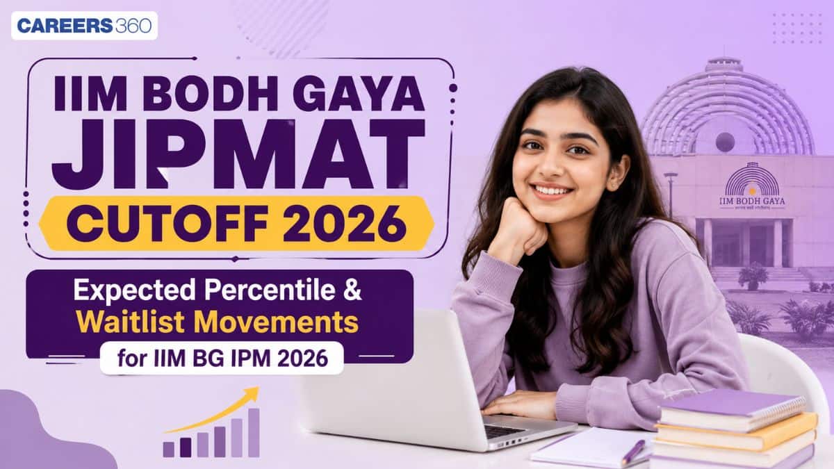 IIM Bodh Gaya JIPMAT Cutoff 2026 (Expected) Vs 2025: vs 2025: Category-Wise Cutoffs & Waitlist Movements